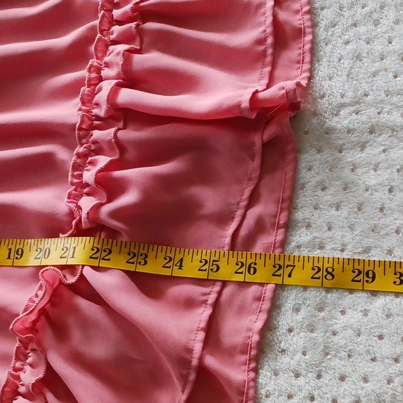 Anthropologie Andree by unit ruffled tiered babydoll boho hippie top - Picture 11 of 14